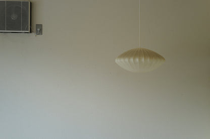 1960s cocoon pedant lamp  goldkant by Friedel WAUER