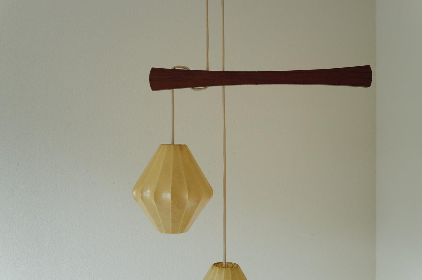 1950s cascade cocoon pendant lamp