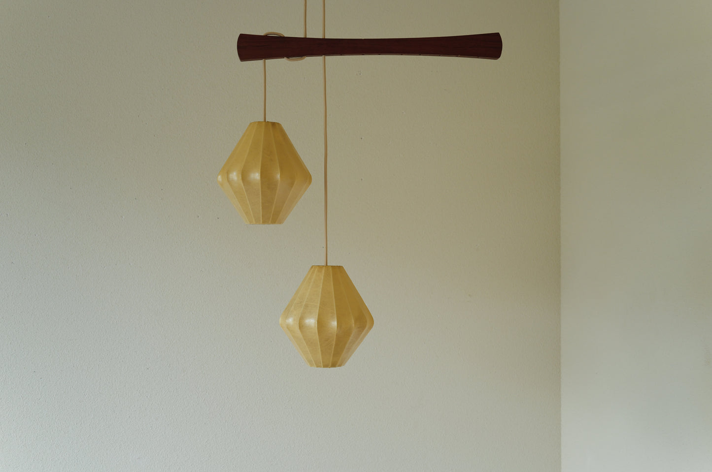 1950s cascade cocoon pendant lamp