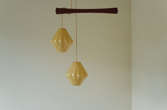 1950s cascade cocoon pendant lamp