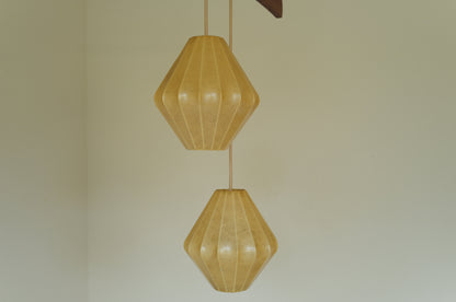 1950s cascade cocoon pendant lamp