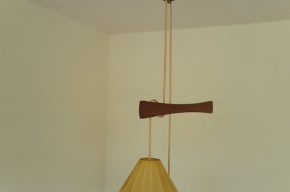 1950s cascade cocoon pendant lamp