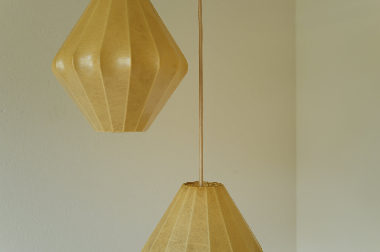 1950s cascade cocoon pendant lamp
