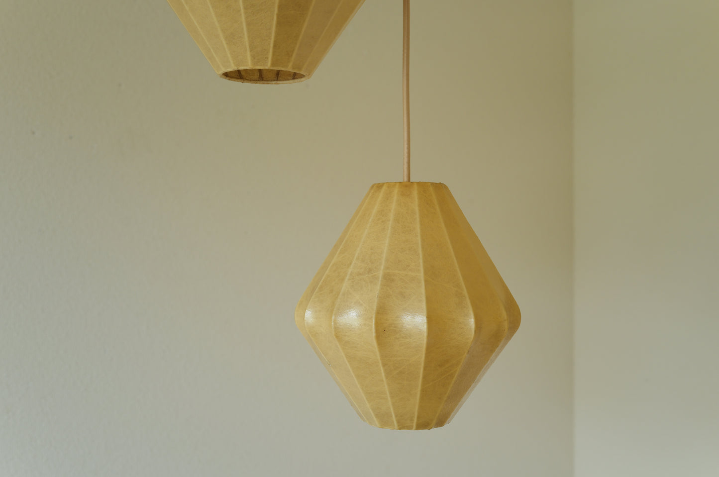 1950s cascade cocoon pendant lamp