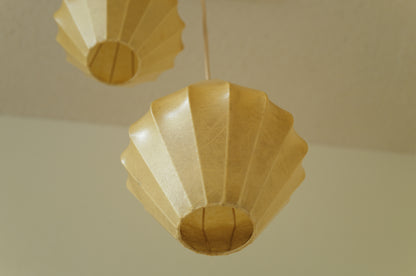 1950s cascade cocoon pendant lamp