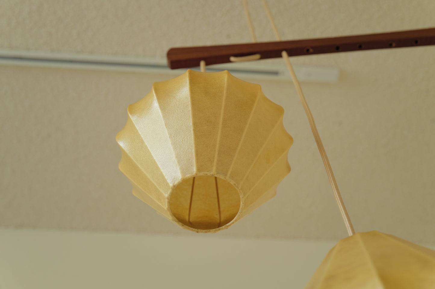 1950s cascade cocoon pendant lamp