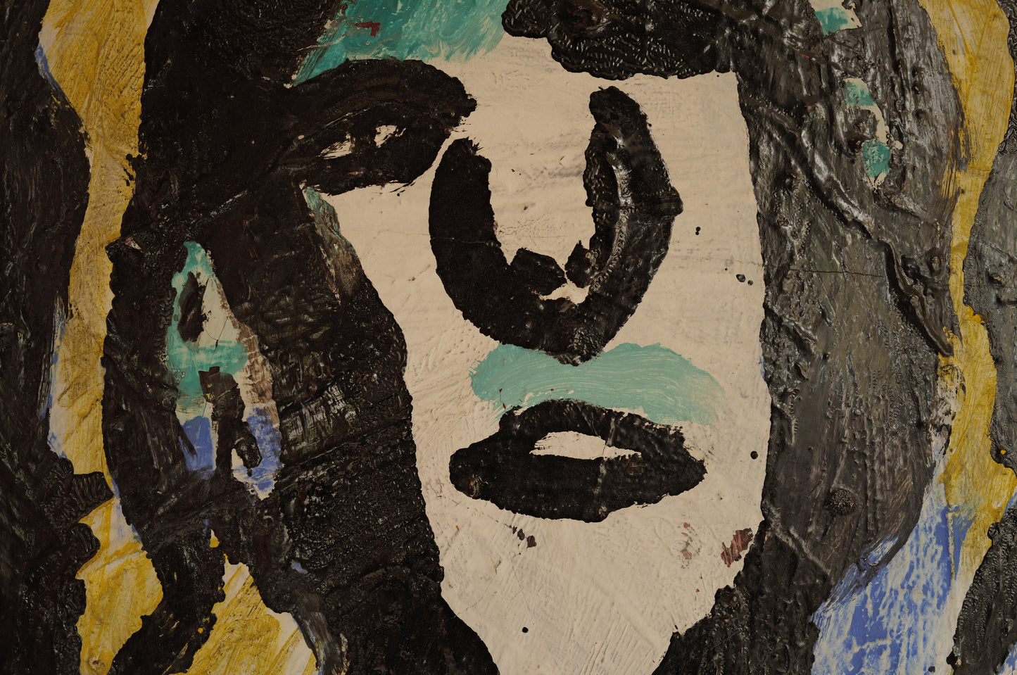 1997s acrylic on canvas by Michel Chapuis