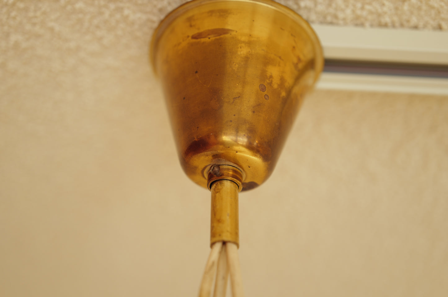 1950s cocoon cascade ceiling lamp with 3 shades