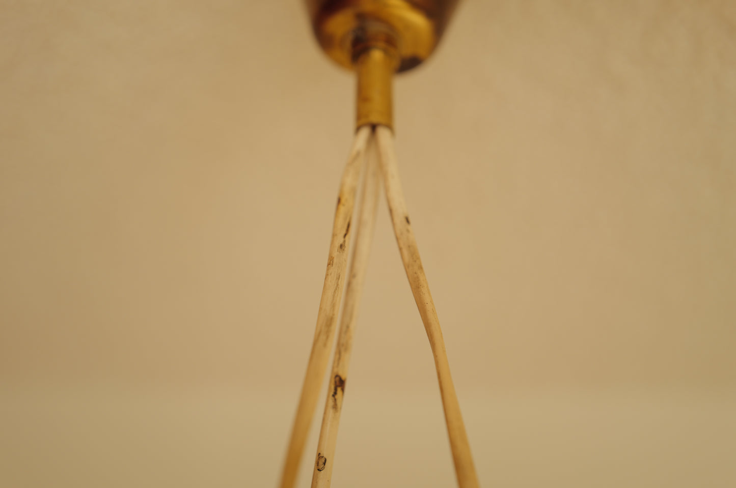 1950s cocoon cascade ceiling lamp with 3 shades