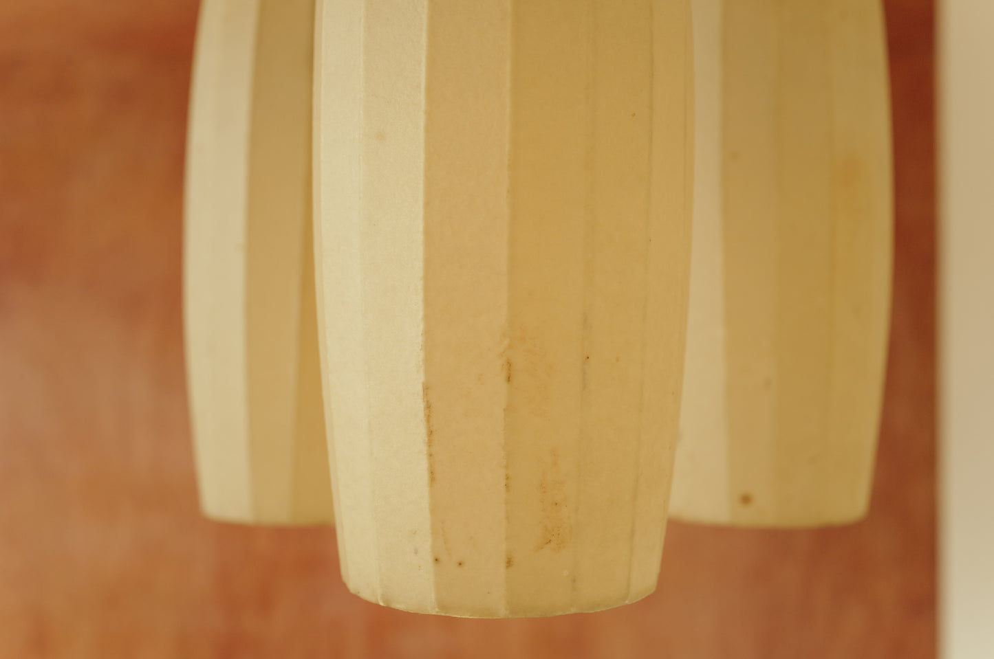 1950s cocoon cascade ceiling lamp with 3 shades