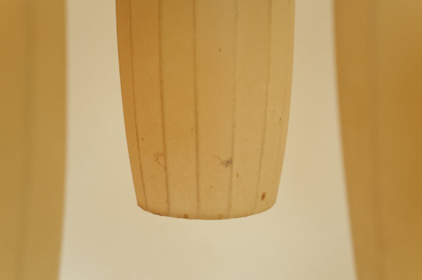 1950s cocoon cascade ceiling lamp with 3 shades