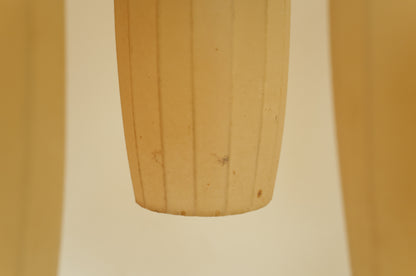 1950s cocoon cascade ceiling lamp with 3 shades