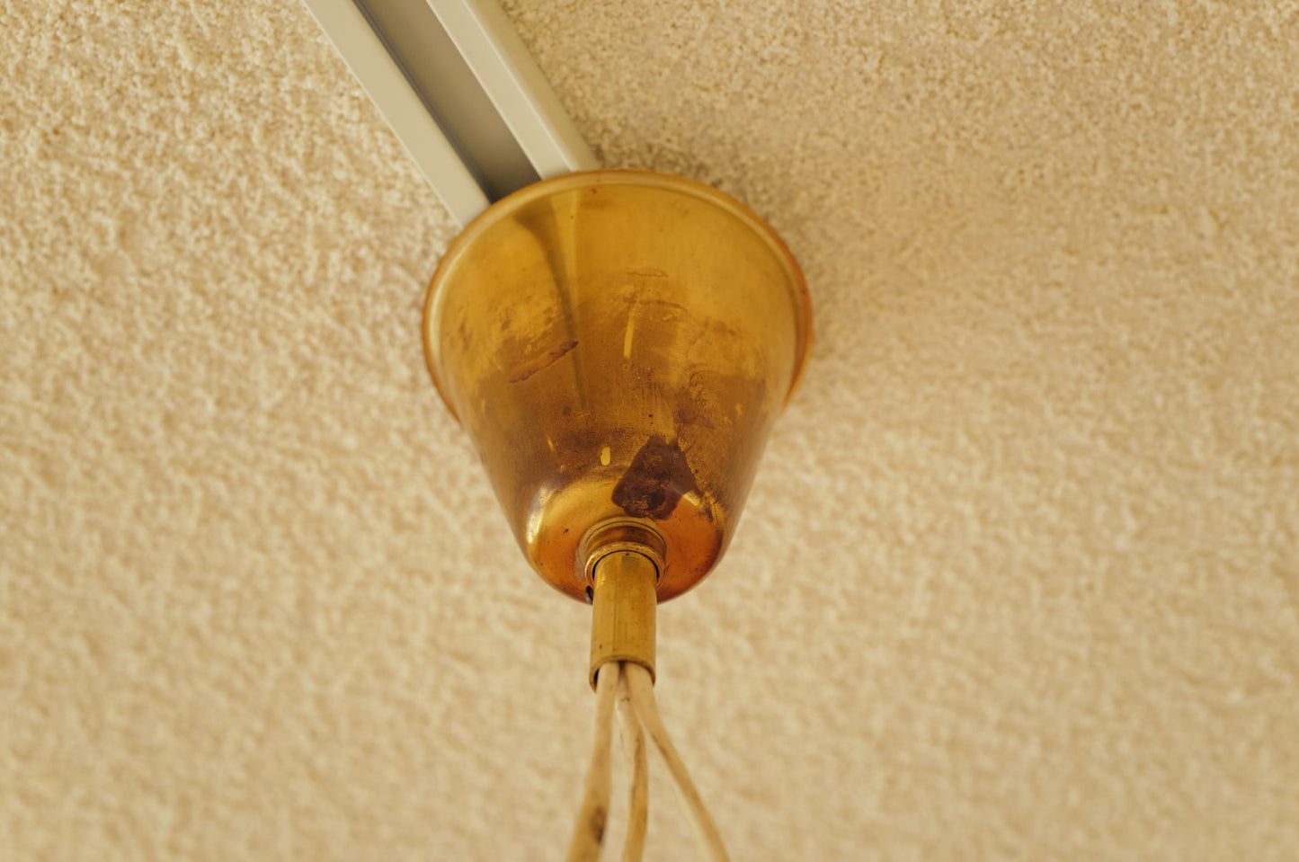 1950s cocoon cascade ceiling lamp with 3 shades