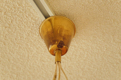 1950s cocoon cascade ceiling lamp with 3 shades