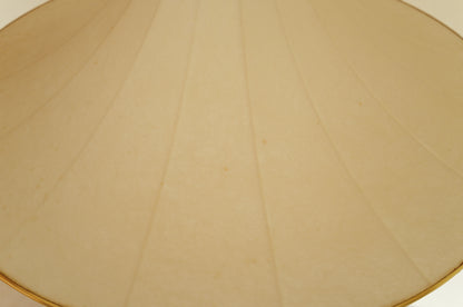 1960s cocoon pendant lamp.Trumpet design Italian XXL