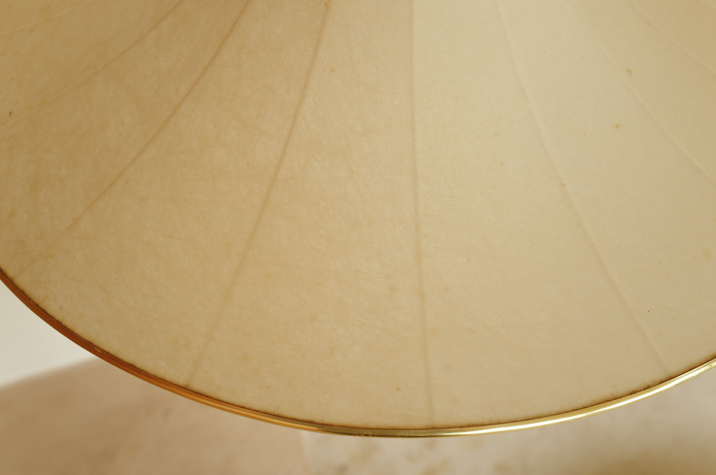 1960s cocoon pendant lamp.Trumpet design Italian XXL