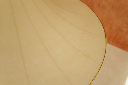 1960s cocoon pendant lamp.Trumpet design Italian XXL