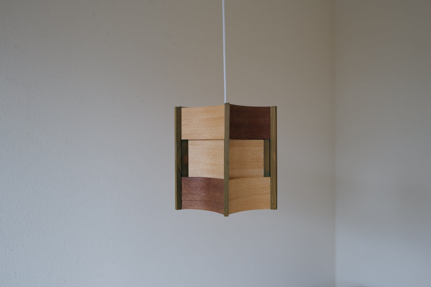 Wood pendant lamp  1970s　scandinavia