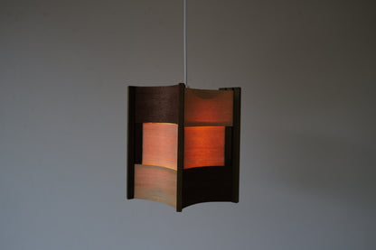 Wood pendant lamp  1970s　scandinavia