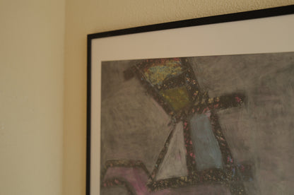 1979s Mixed media on paper by Michel Chapuis