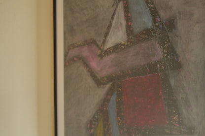 1979s Mixed media on paper by Michel Chapuis