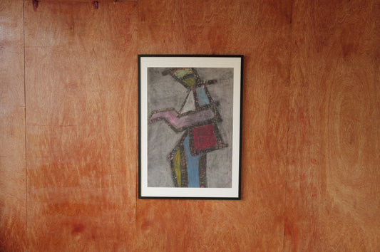 1979s Mixed media on paper by Michel Chapuis