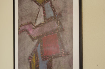 1979s Mixed media on paper by Michel Chapuis