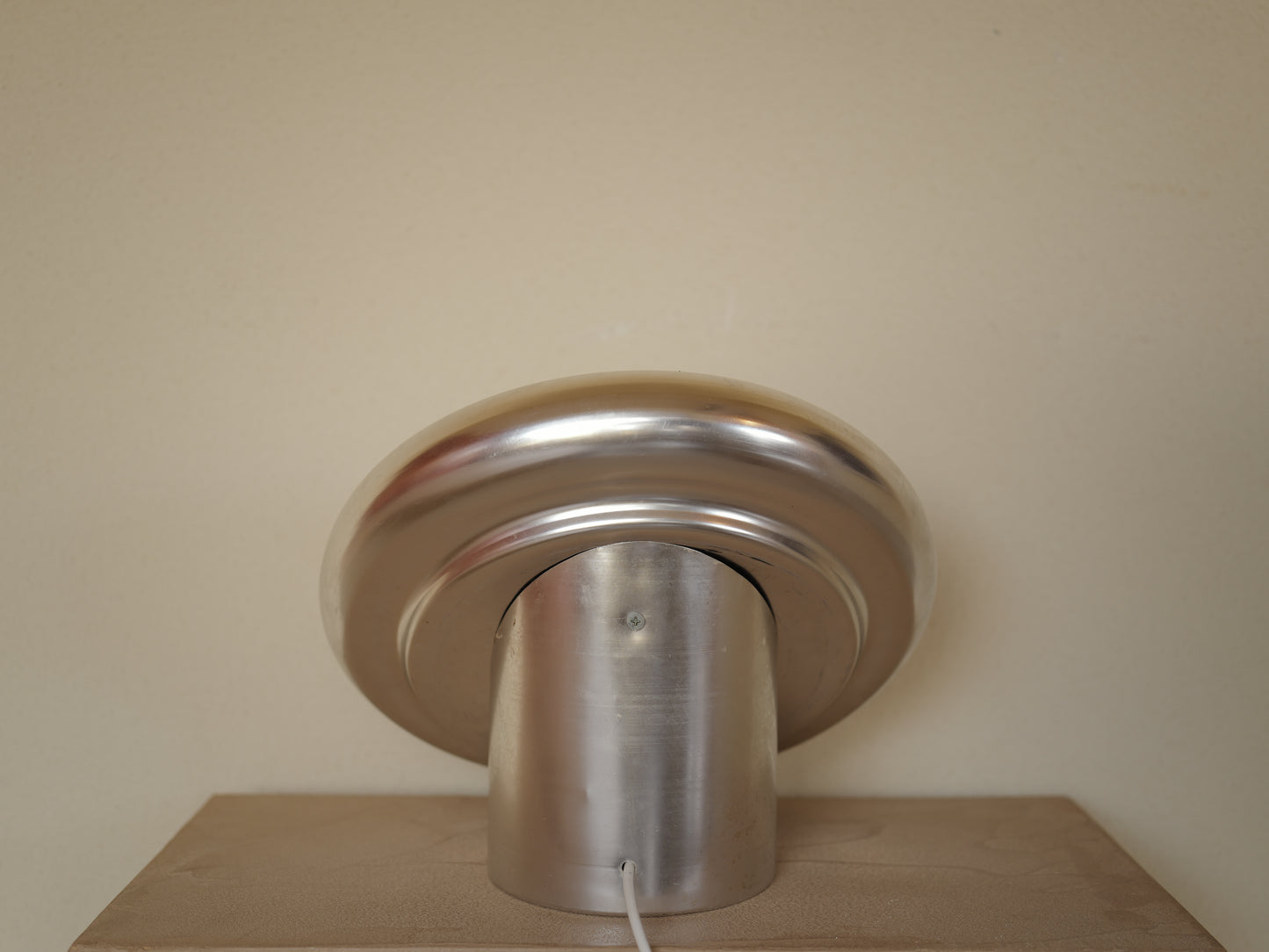 1970s Italian Space Age Table Mirror with Backlight