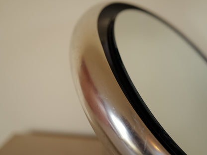 1970s Italian Space Age Table Mirror with Backlight