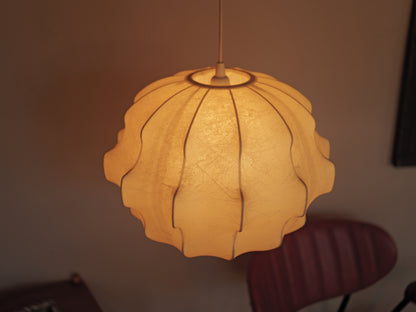 1960s cocoon pendant lamp  by Friedel Wauer