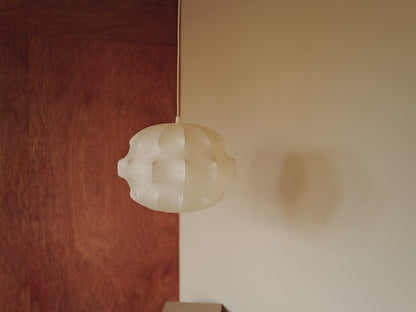 1960s cocoon pendant lamp  by Friedel Wauer