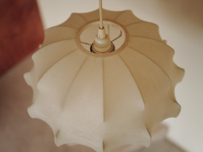 1960s cocoon pendant lamp  by Friedel Wauer