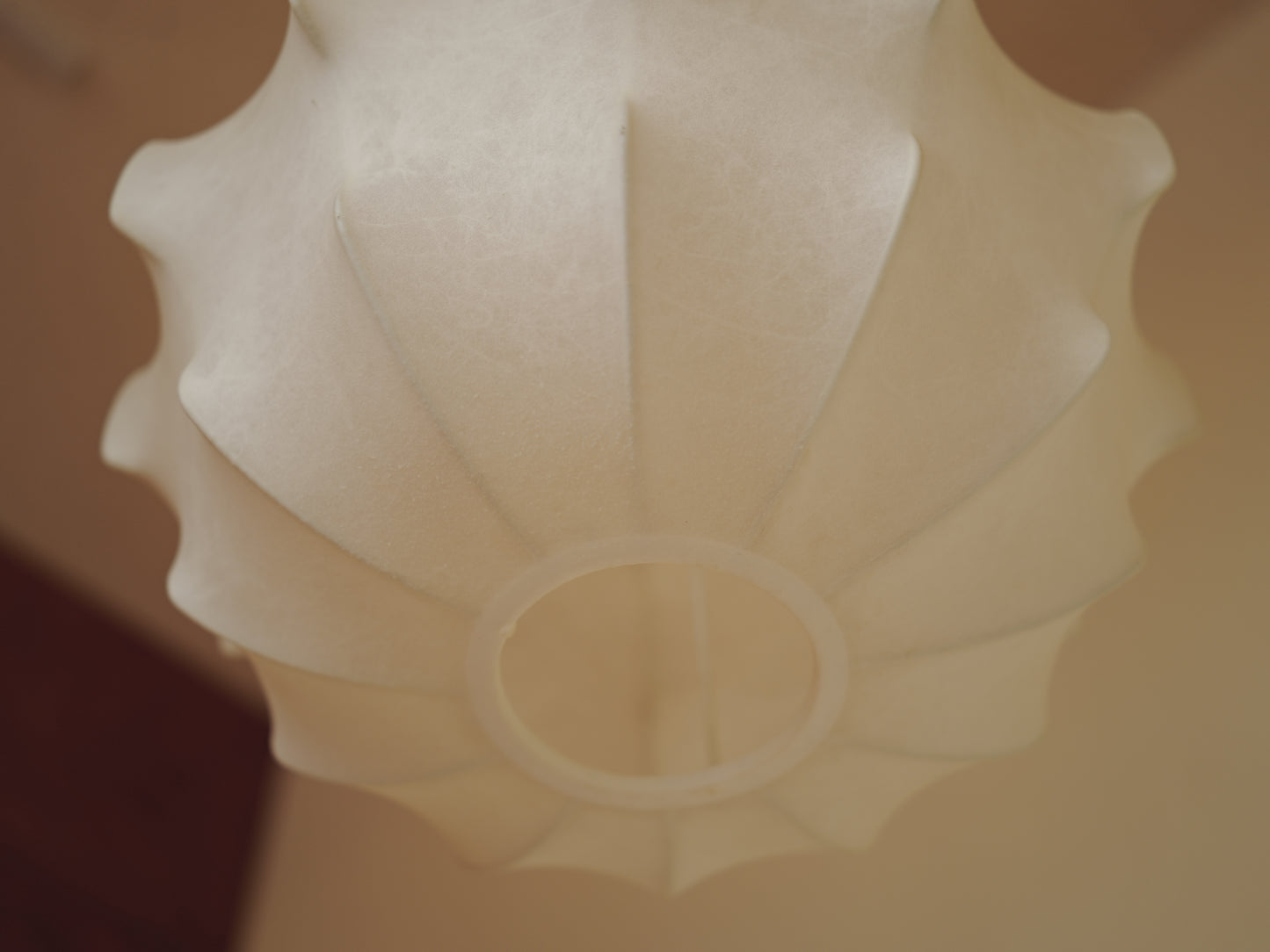 1960s cocoon pendant lamp  by Friedel Wauer