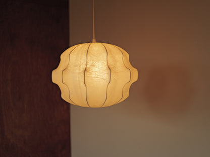 1960s cocoon pendant lamp  by Friedel Wauer