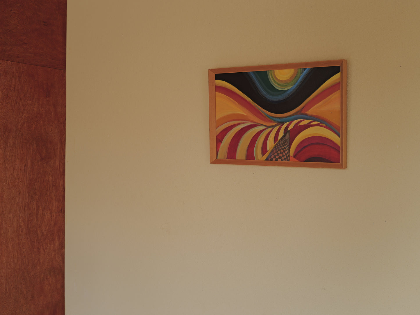 1960s Abstract Modernist Oil Painting ①