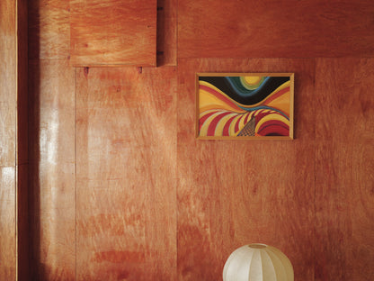 1960s Abstract Modernist Oil Painting ①