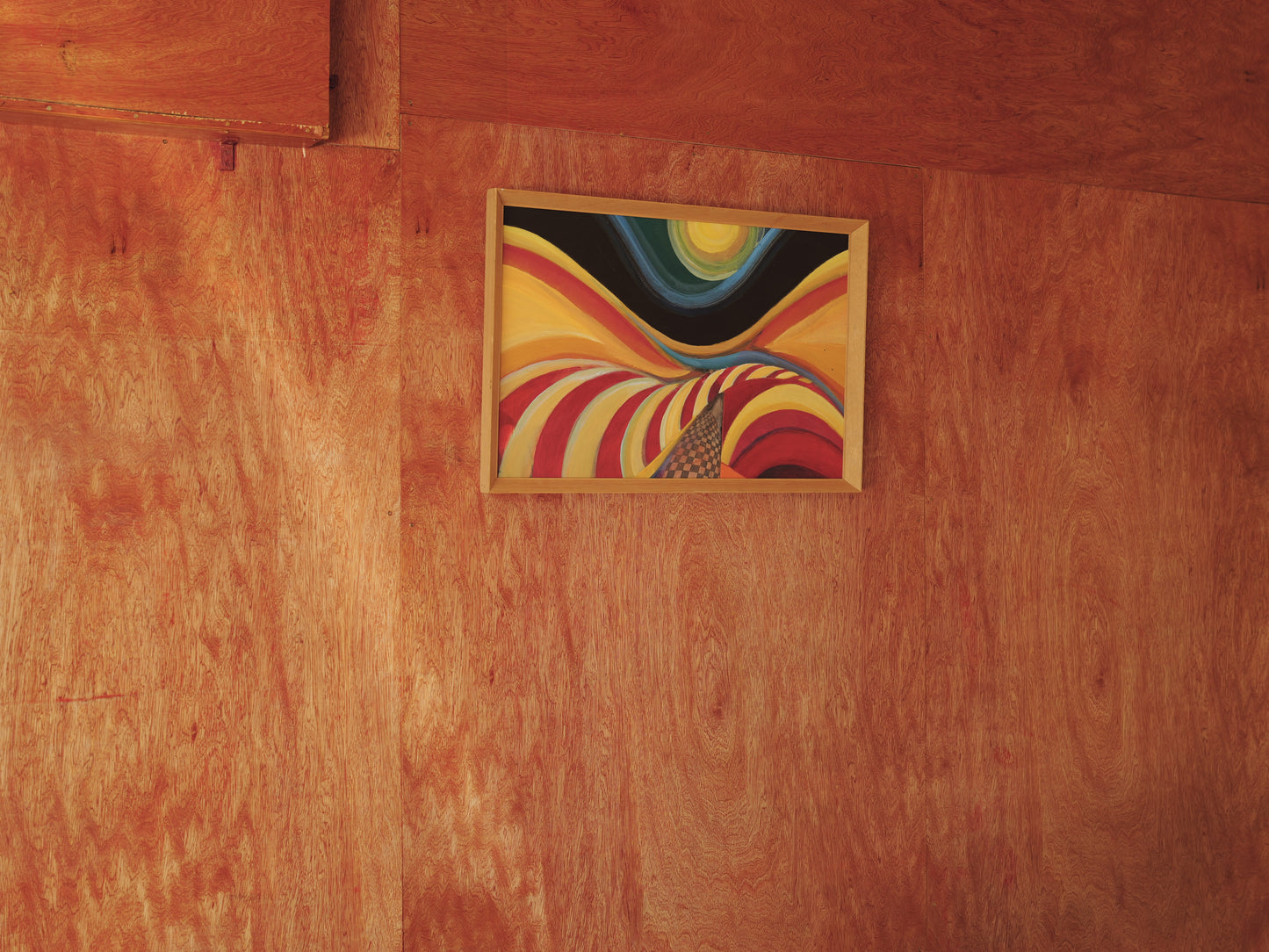 1960s Abstract Modernist Oil Painting ①