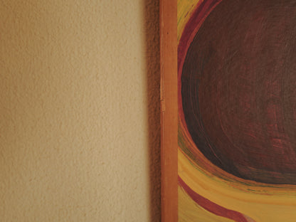 1960s Abstract Modernist Oil Painting ②