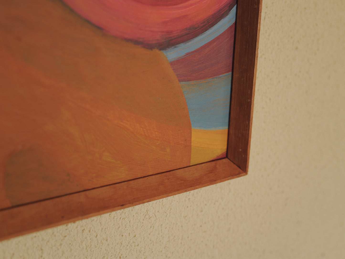 1960s Abstract Modernist Oil Painting ②