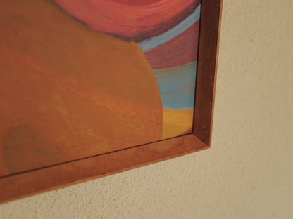 1960s Abstract Modernist Oil Painting ②