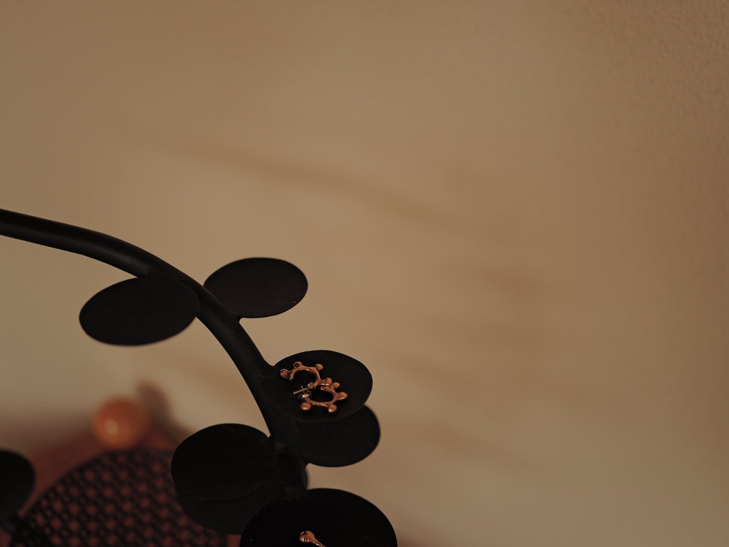 1950s perforated iron with clover motif.style of Mathieu Matégot