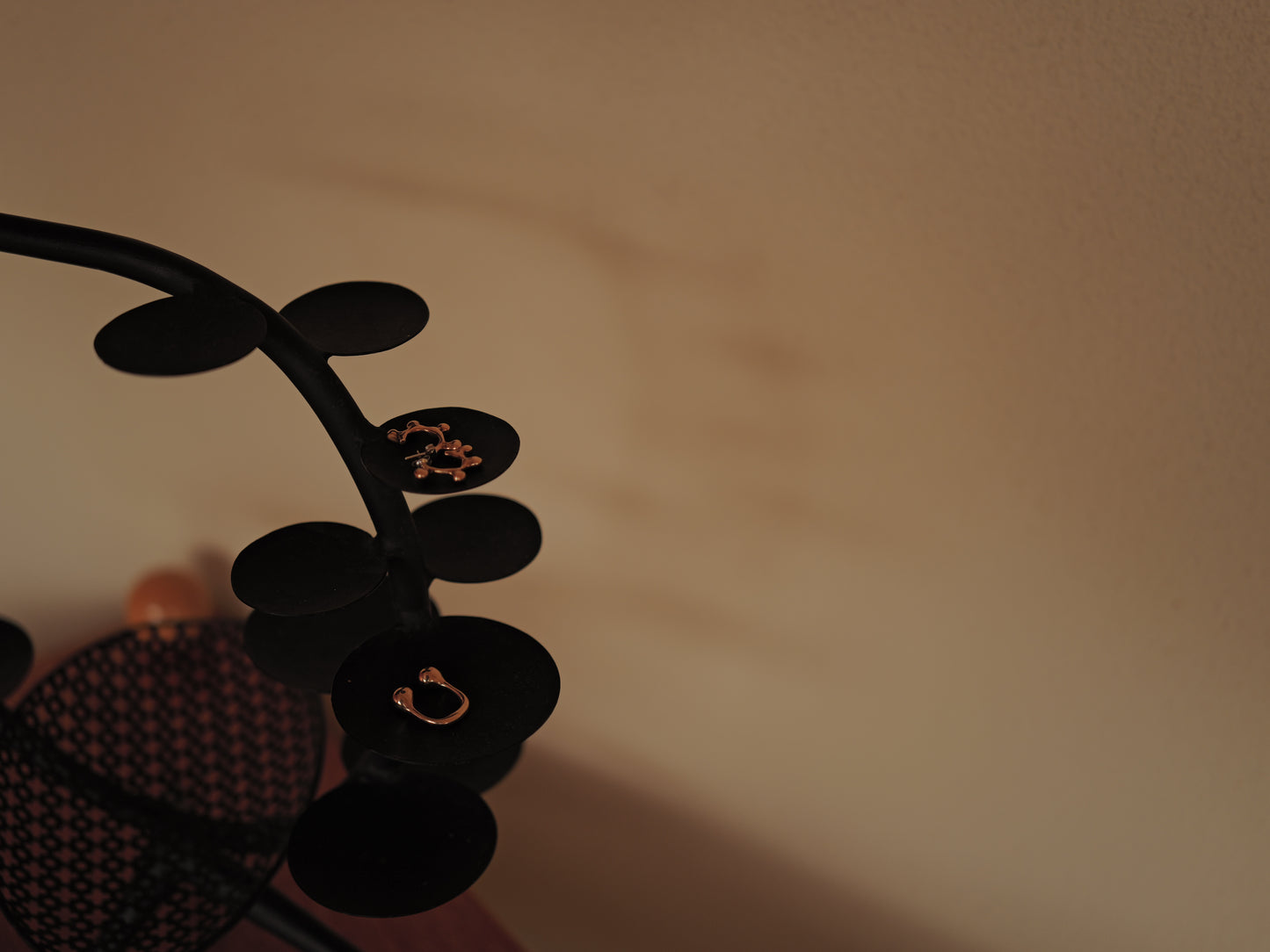 1950s perforated iron with clover motif.style of Mathieu Matégot