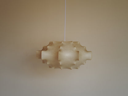 1960s cocoon pendant lamp  by Friedel Wauer