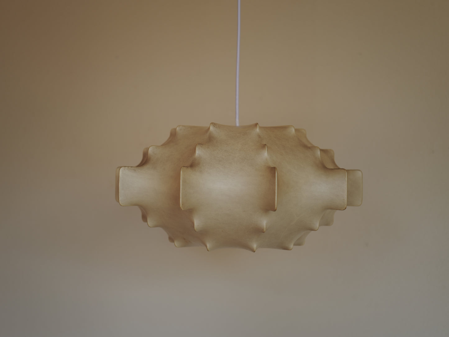 1960s cocoon pendant lamp  by Friedel Wauer