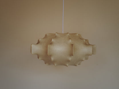 1960s cocoon pendant lamp  by Friedel Wauer