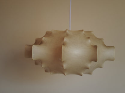 1960s cocoon pendant lamp  by Friedel Wauer