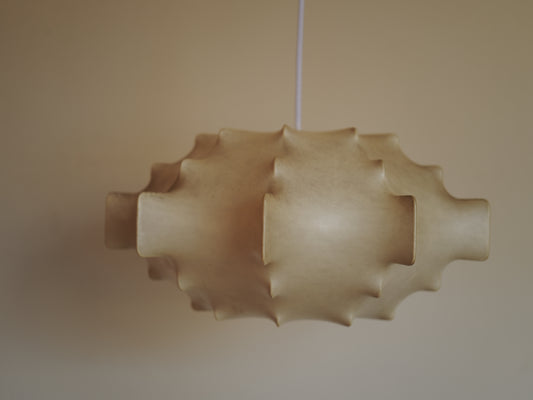 1960s cocoon pendant lamp  by Friedel Wauer