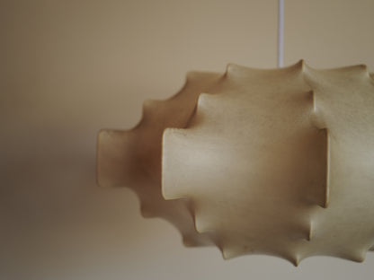 1960s cocoon pendant lamp  by Friedel Wauer