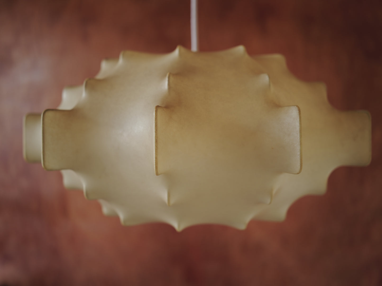1960s cocoon pendant lamp  by Friedel Wauer