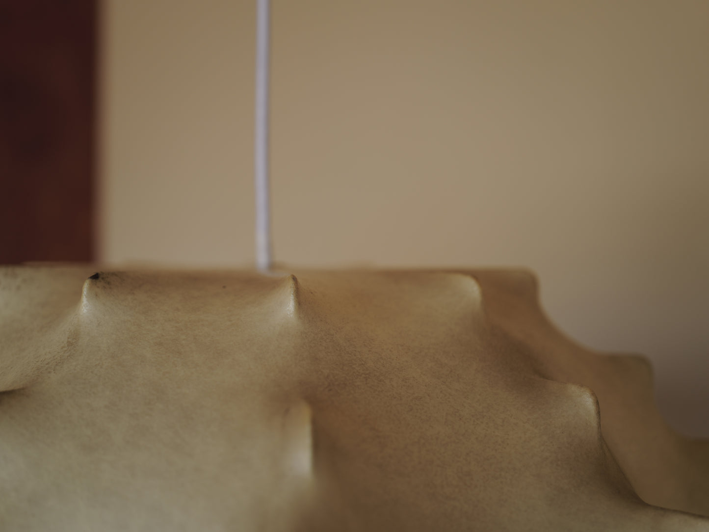 1960s cocoon pendant lamp  by Friedel Wauer